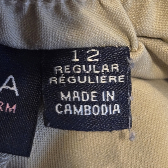 Nautica Girls 12R School Uniform Pull-on Scooter Skirt Undershorts Poplin Style - Picture 4 of 11